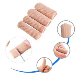 Stof teen separator vingerbeschermer applicator maïs callus remover bunion corrector pedicure gereedschap pijnverblijf buis voet zorg