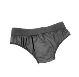 Tissu pantalon unisexe pénis gode culotte