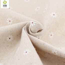 Largeur de tissu 155 cm Livraison gratuite Tabrics de coton imprimés Zakka Small White Daisy Fleurs pour literie, rideaux, 155 * 50cm M46