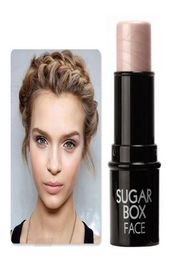Face Bling Makeup Highplighter Stick Shimmer Sighting Powder Texture Creamy Texture Silver Shimmer Light Brand Sugar Box4612273