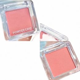 Fard à joues mat naturel teinte des joues éclaircir le visage imperméable à l'eau cosmétiques cosmétiques blush poudre douce maquillage féminin 1pcs T8uD #