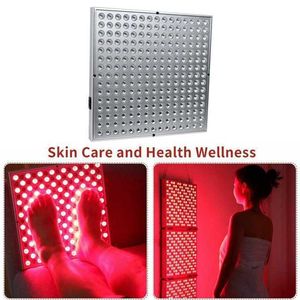 Apparaten voor gezichtsverzorging 225 LED's 45W Rode Led-lichttherapie Schoonheidslamp Anti-veroudering Nabij infrarood Rood licht 660nm 850nm Pijnverlichting voor de volledige lichaamshuid 220926