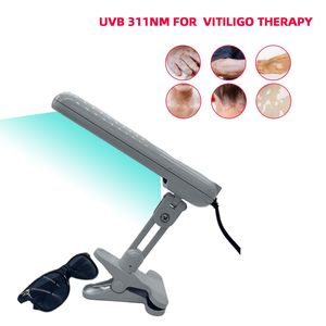 Appareils de soins du visage 311nm UVB Light Potherapy pour Vitiligo Psoriasis Eczéma Problèmes de peau Traitement Lampe ultraviolette 230728