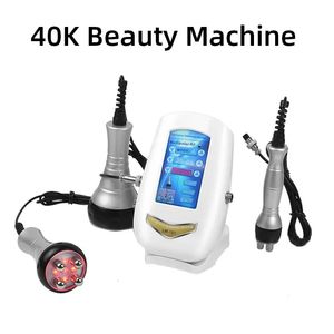 Apparaten voor gezichtsverzorging 40K 3 in 1 Cavitatie Ultrasone machine voor lichaamsvermagering RF Schoonheidsapparaat Massager Tool Huidverstrak Lifting 231023
