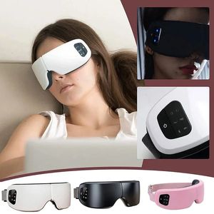 Appareils de soins du visage 4D électrique intelligent masseur oculaire Airbag vibration chauffage Bluetooth musique soulage la fatigue et les cernes instrument de soins oculaires 231124