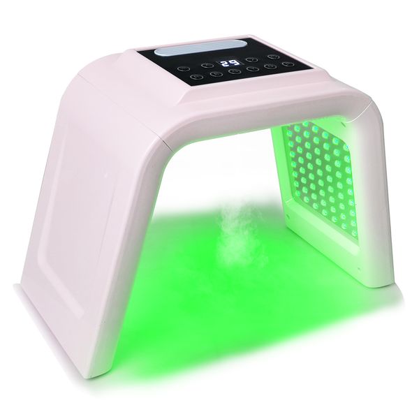 Dispositifs de soins du visage 6 couleurs masque LED PDT spectromètre d'humidité machine hydratante pulvérisation spa acné beauté pothérapie machine 230920