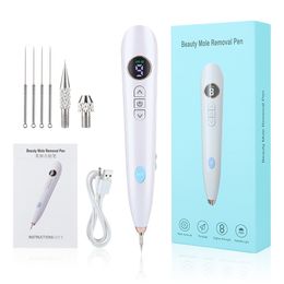 Face Care Devices 9 Mode Plasma Pen spiegel Verwijder Wart Remover Mol Tattoo Instruments Skin Tag Removal Spot Cleaner Beauty Tool 221122