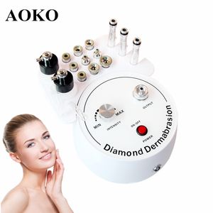 Dispositivos de cuidado facial Aoko 3 en 1 Diamante Microdermabrasión Máquina de belleza Herramienta de succión Spray Spray Himedia Humida exfoliada Peleo de piel 230811