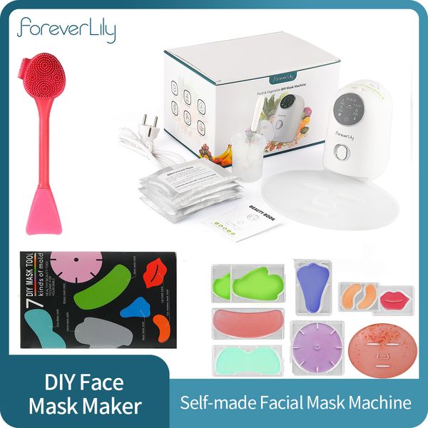 Dispositifs de soins du visage Automatique DIY Masque Facial Maker Collagène Naturel Légumes Fruits Masque auto-fabriqué Machine Soins de La Peau Maquillage À Domicile Outils De Beauté 230904