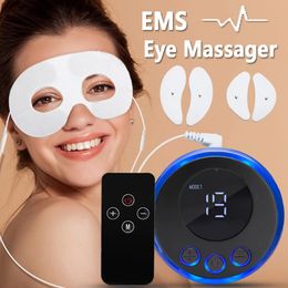 Apparaten voor gezichtsverzorging Elektrisch EMS Oogschoonheid Massage Spierstimulator Lifting Antirimpellift Gezichtsverzorging Donkere kringen Verlicht vermoeidheid 231024