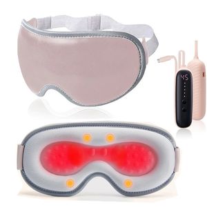 Apparaten voor gezichtsverzorging Elektrisch verwarmd oogmasker Slaapmasker Draadloos oplaadbaar Trillingen Oogmassageapparaat Verlicht oogvermoeidheid Donkere kringen Droge ogen 231202