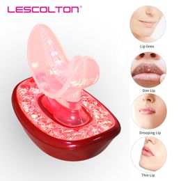 Gezichtsverzorging Apparaten Elektrisch Lip Voller Apparaat LED-lichttherapie Automatische Enhancer Natuurlijke Sexy Grotere Vollere Lippen Vergroter Mond schoonheidstools 230617