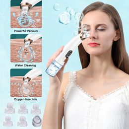 Dispositifs de soins du visage électrique petite bulle points noirs dissolvant aspirateur acné pores nettoyant peau nettoyage en profondeur USB outils de beauté rechargeables 231027