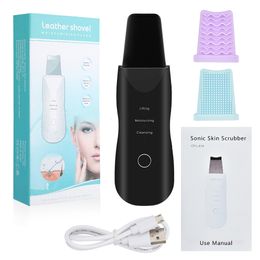 Appareils de soins du visage électrique à ultrasons visage peau épurateur nettoyage du visage pelle à éplucher nettoyeur de pores dissolvant de points noirs Machine de levage du visage 230908