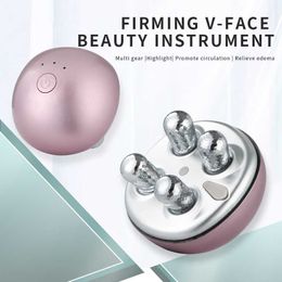 Face Care Devices EMS Electric Lifting Device Micronkliddle Roller voor massage Dubbele kin Verminder kaakoefenaar Firing Beauty 230630