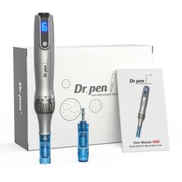 Gezichtsverzorgingsapparaten est Dr. Pen Ultima M8S Professionele Microneedling Pen Microneedle Amazing Skin Pen voor Gezicht Lichaam 10 Cartridges 230714