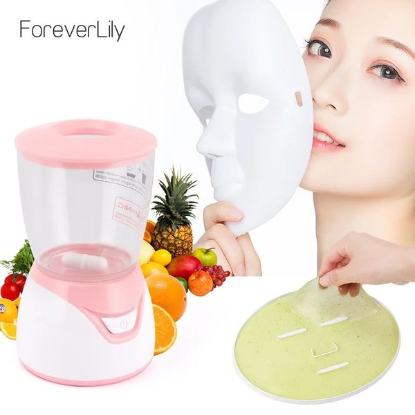 Dispositifs de soins du visage Masque facial DIY Machine automatique Masque Maker Légumes Fruits Jus Lait Collagène Masque Auto Mini SPA Masque Dispositif 231130