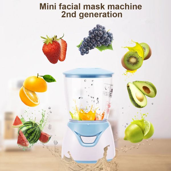 Dispositivos de cuidado facial Máquina para hacer mascarillas Tratamiento DIY Fruta automática Colágeno vegetal natural Hidratante Dispositivo de belleza antienvejecimiento 231201