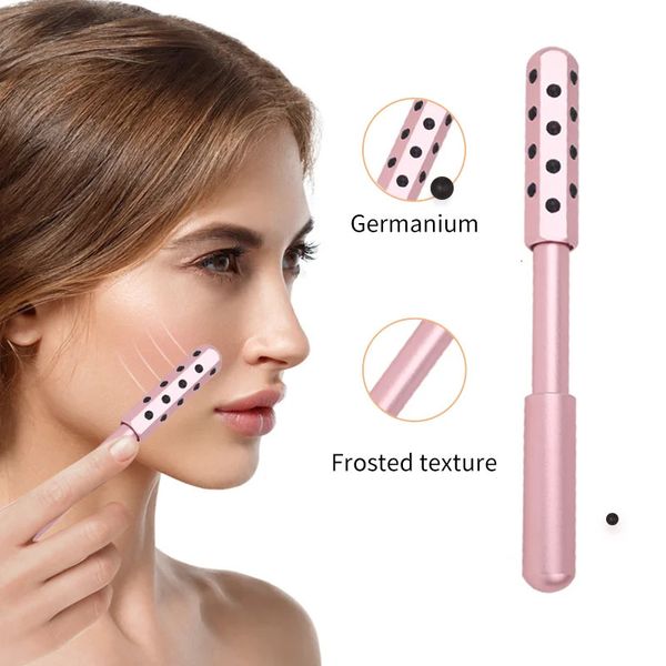 Dispositifs de soins du visage Germanium Beauty Bar Massage Roller Lift Stick Outils pour la peau Anti-rides Masseur 231115