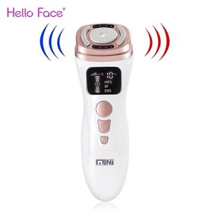 Dispositivos de cuidado facial Hola cara MINI HIFU Máquina RF EMS Portátil Segunda generación Hifu Inicio Cara Arrugas Removedor de línea de mandíbula Tratamiento de sándwich de belleza 221027