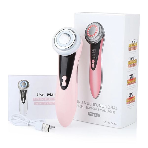 Appareils de soins du visage appareil de beauté à domicile masseur LED Ems levage peau serrant la Machine 231115