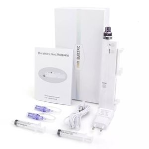 Dispositifs de soins du visage Hydra Injector Derma Pen Nano Eau Mésothérapie Microneedle Dr Mesogun Machine de traitement par injection 230828