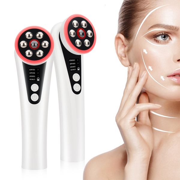 Dispositifs de soins du visage Instrument d'importation Microcurrent Lift Machine EMS LED Pon Rajeunissement de la peau Vibration Massager Beauty Health Tools 230608