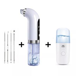 Appareils de soins du visage dans le dissolvant Petite bulle point noir Outil de suppression des boutons d'acné Rechargeable Pore Clean Water Cycle Nez Visage Aspirateur beau 221206