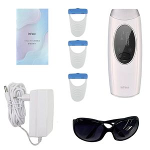 Apparaten voor gezichtsverzorging inFace Laser Epilator 500000 Flash IPL Scheren voor het hele lichaam Ontharing Permanent pijnloos Vrouwelijke bikini's Elektrisch scheerapparaat Dames 230629