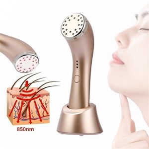 Apparaten voor gezichtsverzorging Infraroodverwarming Rode led-lichttherapie Collageenstimulatie Rimpelverwijderaar Anti-aging Huid Stevig Whitening Beauty Massage-apparaat 221109