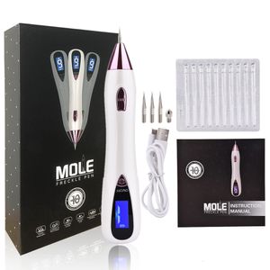 Dispositivos para el cuidado de la cara Láser Mole Tattoo Eliminación de pecas Pluma Profesional Led Light Sweep Spot Wart Corn Dark Remover 9 Speed Recargable Aguja Herramienta 221021