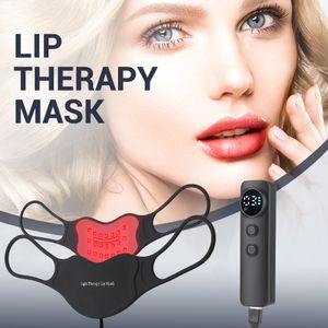 Dispositifs de soins du visage Lip Plumper Device Enhancer Fuller Lips 4 Modes LED Light Therapy Outils en silicone pour femmes rechargeables 230926