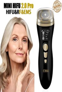 Face Care Devices Mini Hifu 2 Machine Ultrasound RF Fadiofrecuencia EMS Microcurrent Hef Skin Firming Trapping Wrinkle Remov8537459