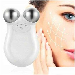 Dispositifs de soins faciaux NXY Device Masajeador Toning Facial Toning Rouleau EMS Masr Wrinkle Skin Lift 0530 Drop Livrot Health Beauty Tool Dhvih