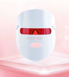 Dispositifs de soins du visage P sur l'instrument de rajeunissement de la peau, grande rangée de masque à spectre lumineux, importateur de beauté rouge bleu maison 231102