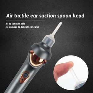 Appareils de soins du visage Outil de nettoyage d'oreille indolore pour toute la famille avec cuillères à cérumen à lumière LED Enfants et adultes Soft Safe Perfect Wax Remover 230612