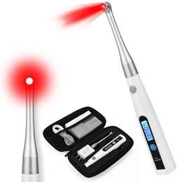Apparaten voor gezichtsverzorging Roodlichttherapie voor koortsblaasjes en kanker 660nm 850nm Nabij-infrarood LED-apparaat voor pijnverlichting Huidverzorgingsstaafje 231007