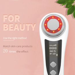 Appareils de soins du visage RF équipement de beauté à domicile Ems micro courant pon réparation nettoyage et amélioration instrument de massage 231121
