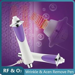 Dispositifs de soins du visage Dispositif de beauté anti-rides RF EMS Microcourant de levage Anti-âge Rajeunissement de la peau Machine à stylo d'injection d'oxygène 231113