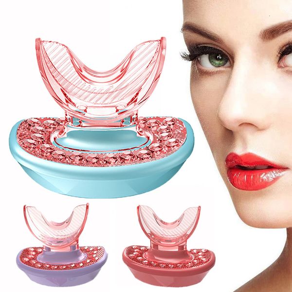 Dispositifs de soins du visage Dispositif de repulpeur de lèvres en silicone LED Thérapie infrarouge à lumière rouge Éliminer les lignes des lèvres Agrandir Instrument de beauté plénitude 230714