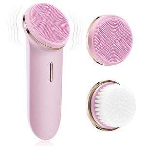 Face Care Devices Sonic Cleansing Brush Vibrating Scrubber 5 Speed ​​Modi IPX7 Waterdicht oplaadbare diepe reiniging voor alle skins Type 230314