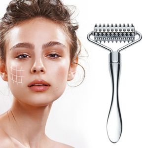 Gezichtsverzorgingsapparaten Roestvrijstalen massageroller Gua Sha-toolset Massager voor gezicht Lichaamsschoonheid Afslanken Antirimpel Schoonheid SPA-verzorgingshulpmiddelen 231130