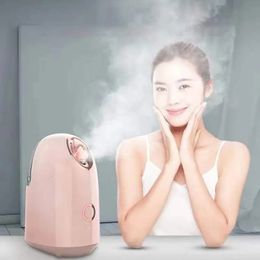 Appareils de soins du visage Steamer Nano Ionic Mist Home Sauna SPA Humidificateur Atomiseur pour femmes hommes hydratant débouche les pores 231208