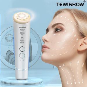 Face Care Devices Tewirrow Skin Tifting Firming Machine Radio Frequentie Skincare Tools Wrinkle en Acne Removal EMS Anti Aging Beauty Instrument 231124