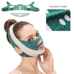 Dispositifs de soins du visage V Shaper Minceur Bandage Relaxation Soulevez la forme de la ceinture Réduisez le double menton Thining Band Massage 231213