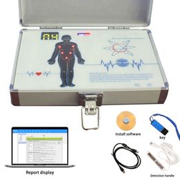 Dispositivos para el cuidado de la cara, versión AES02, analizador con informes de verificación, máquina de prueba de salud corporal por resonancia magnética 230221