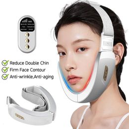 Appareils de soins du visage Vface machine électrique Vline levage avec massage du visage LED peau et resserrement de l'équipement de beauté double réducteur de menton 231121