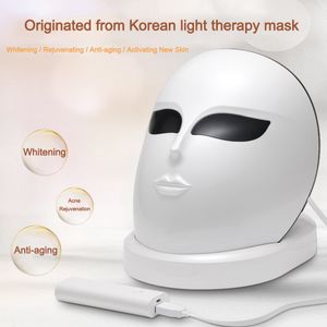 Dispositifs de soins du visage Instrument Wakeforyou Masque LED Pon Therapy 3 couleurs 1200 LED Rajeunissement de la peau du cou Anti-acné Rides Beauté Traitement 230617