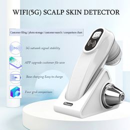 Dispositifs de soins du visage WIFI ScalpSkin Détection des follicules pileux Test Analyse Loupe Analyseur UV Détecteur professionnel 50X200X 230515