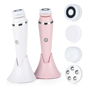 Outil de nettoyage du visage ensemble de brosses de nettoyage du visage 4 en 1 brosses exfoliantes soniques pour le visage Kit SPA Machine de beauté de la peau 055